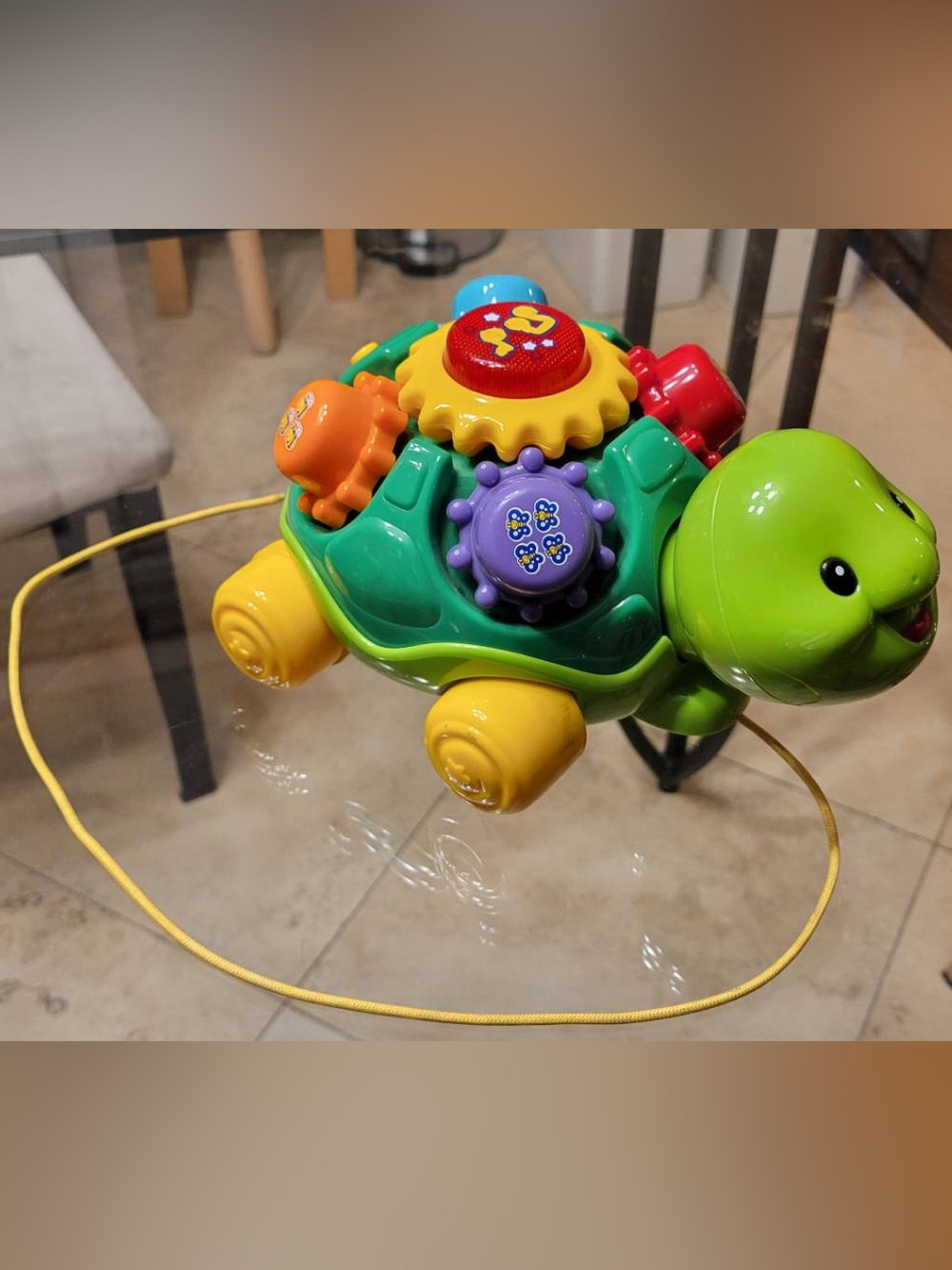 VTech Roll & Learn Turtle Musical Pull Toy